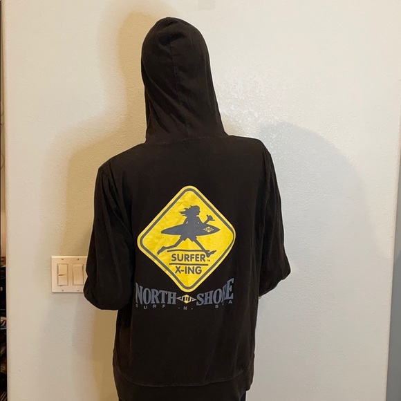 Surf N Sea Women’s Black Pullover Hoodie Size XS - Picture 5 of 9